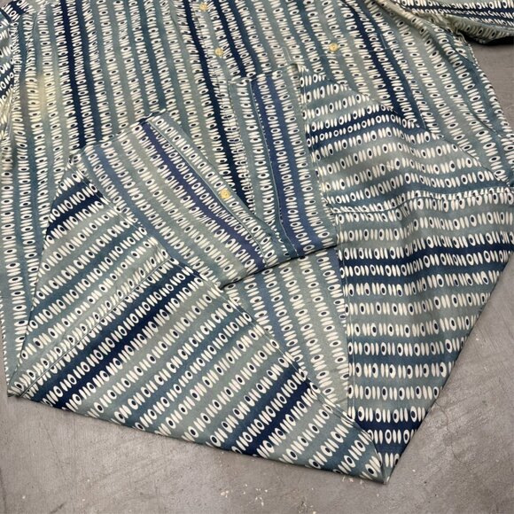 Burma Bibas for Neiman Marcus 100% Silk Shirt Short Sleeve Button Up XL - Picture 7 of 7